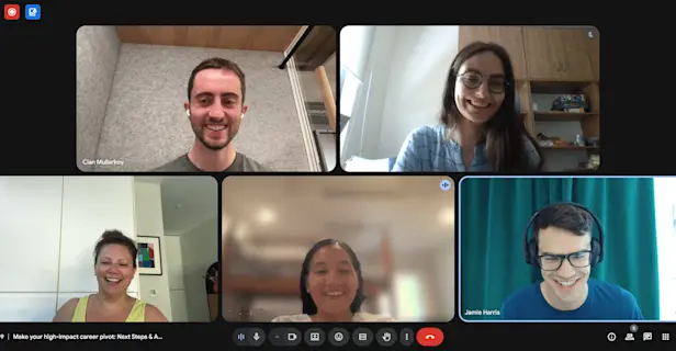Make your high impact career pivot online meet